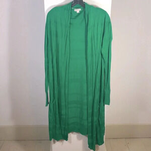 MERONA Green Long Cardigan